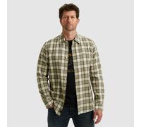 PME Legend Herren Hemd LONG SLEEVE SHIRT HERRINGBONE YARN aus Baumwolle, sand, Gr. XXL
