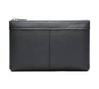 Karoukee Echtes Leder Handgelenktasche für Herren, 10 Zoll Handtasche Geldbörse, Klassische Große Brieftasche für Mann Organizer Tasche Clutch Bag