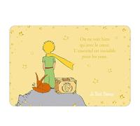 Karte Kleiner Prinz mit Fuchs und großem Reisekoffer - Maße: 10 x 15 cm