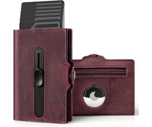 Kartenetui Airtag RFID Schutz Herren Portemonnaie Slim Wallet Münzfach
