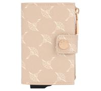 Kartenetui JOOP "cortina 1.0 c-four e-cage sv8", Damen, beige (sesame), Lederimitat, Kleinlederwaren, Geldbörse Portemonnaie Damenbörse mit Drucken (23395717-0) sesame