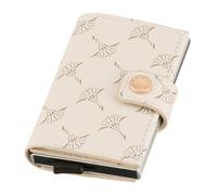 Kartenetui JOOP "cortina 1.0 c-four e-cage sv8", Damen, weiß (sanftes weiß), Lederimitat, Kleinlederwaren, Geldbörse Portemonnaie Damenbörse mit Drucken (31773341-0) sanftes weiß