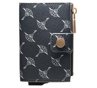 Kartenetui JOOP "cortina 1.0 c-four e-cage sv8", Herren, blau (schwarz navy), Lederimitat, Kleinlederwaren, Geldbörse Portemonnaie Damenbörse mit Drucken (38653537-0) schwarz navy