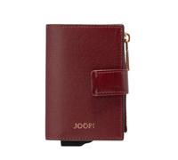 Kartenetui JOOP "sofisticato 1.0 c-four e-cage sv8", Damen, rot (burgundy), Leder, Basic, Kleinlederwaren, Geldbörse Portemonnaie Damenbörse Ledergeldbörse (65352460-0) burgundy