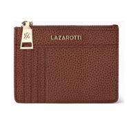 Kartenetui LAZAROTTI "Bologna Leather Schlüsseletui Cardholder Leder 11,5 cm mit Air", Damen, blau, Leder, Kleinlederwaren (96433849-0) blau