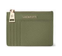 Lazarotti Schlüsseletui Bologna Leather – Leder, Air Tag Fach, 11,5 cm, oliv, Damen