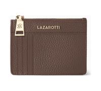 Lazarotti Bologna Leather Schlüsseletui Cardholder Leder 11,5 cm mit Air Tag Fach grau