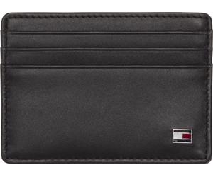 Kartenetui TOMMY HILFIGER "ETON CC HOLDER", Damen, schwarz, Leder, Basic, Kleinlederwaren, aus echtem Leder (18244202-0) schwarz