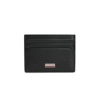 Tommy Hilfiger Herren Kartenetui Central aus Leder, Schwarz (Black), Einheitsgröße