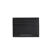 Kartenetui TOMMY HILFIGER "TH CORP CC HOLDER", Herren, schwarz, Kleinlederwaren, Herren Minigeldbeutel, Portemonnaie mit Logoschriftzug (38593647-0) schwarz