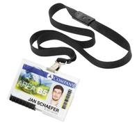 Kartenhalter Push Box 54x87mm für 1 Karte VE=10 Stück mit Textilband