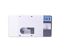 KARTENHÜLLE 10 x weiß - Ausweishülle Ausweisetui Schutzhülle Kreditkartenhülle Kreditkarte Ausweis Hülle Karte EC Scheckkarte RFID Kunststoff Transparent Robust Stabil - Made in Germany