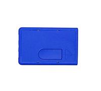 KARTENHÜLLE 5 x dunkelblau - Ausweishülle Ausweisetui Schutzhülle Kreditkartenhülle Kreditkarte Ausweis Hülle Karte Scheckkarte RFID Kunststoff Transparent Robust Stabil - Made in Germany