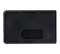 KARTENHÜLLE 5 x schwarz - Ausweishülle Ausweisetui Schutzhülle Kreditkartenhülle Kreditkarte Ausweis Hülle Karte EC Scheckkarte RFID Kunststoff Transparent Robust Stabil - Made in Germany