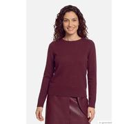 Kaschmir-Pullover mit Rundhalsausschnitt Dark Aubergine 46