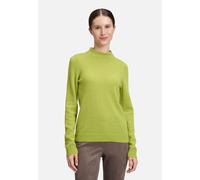 Strickpullover BETTY BARCLAY "Damen Kaschmir-Pullover mit Stehkragen", Damen, Gr. 40, fresh moss, Strick, Obermaterial: 100% Kaschmir., Basic, gerade lang, Pullover (56851257-40) fresh moss