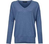 Strickpullover "V-Pullover", Damen, Gr. 40/42, blau, 100% Kaschmir, B.C. BEST CONNECTIONS BY HEINE, unifarben, Pullover Strickpullover (71579806-40) blau