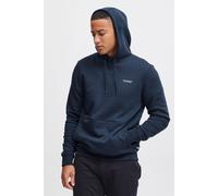 Kaschmirpullover BLEND "BHPaco", Herren, Gr. XXL, blau (marineblaus), Sweatware, 60% Baumwolle, 40% Polyester, meliert, regular fit hüftlang, ohne Ausschnitt, eingesetzt, Sweatshirts, Kapuzensweatshir