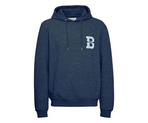 Kaschmirpullover BLEND "Kapuzensweatshirt BHSweatshirt", Herren, Gr. XXL, blau (marineblaus), Obermaterial: 55% Polyester PES. 45% Baumwolle CO., Pullover (42861327-XXL) marineblaus
