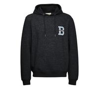 Kapuzenpullover BLEND "BHSweatshirt", Herren, Gr. XXL, schwarz, Sweatware, 55% Polyester, 45% Baumwolle, unifarben, regular fit, Pullover, Stilvoller Hoodie mit Kapuze (22753156-XXL) schwarz