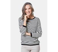 Kaschmirpullover mit U-Boot Ausschnitt schwarz 46
