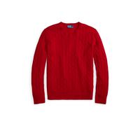 Kaschmirpullover mit Zopfmuster XXL Red