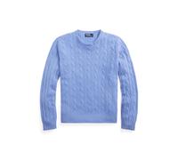 Kaschmirpullover mit Zopfmuster XXS Blue