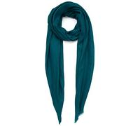 Kaschmirschal Hergestellt in Kashmir (Geschenkpaket) Merinowolle Seiden Kaschmir Schal Große Superfeine Damen Herren Pashmina Unisex Dunkles Blaugrün