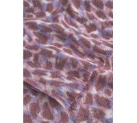 kaschmirweicher Schal mit Allover-Leoprint rosa - Gr. - one size