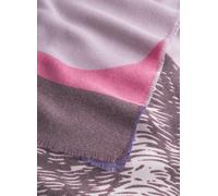 kaschmirweicher Schal mit Katzenprint pink - Gr. - One Size