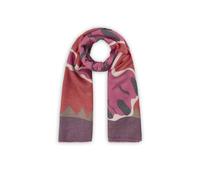 Kaschmirweicher Schal mit Tigerprint pink - Gr. - one size