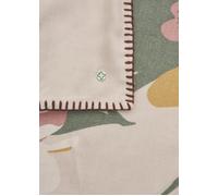 Kaschmirweiches Dreieckstuch mit Blumen-Muster beige, 126X126X185CM