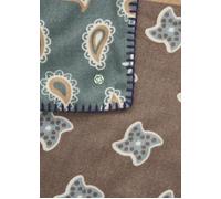 Kaschmirweiches Dreieckstuch mit Paisley-Muster braun, 126X126X185CM