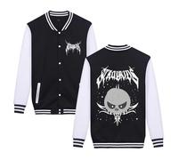 KASENFASHION Harajuku College Jacke Unisex- Anime Style Varsity Baseball Jacke Sweatjacke Streetwear für Jungen und Mädchen,