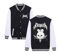 KASENFASHION Harajuku College Jacke Unisex- Anime Style Varsity Baseball Jacke Sweatjacke Streetwear für Jungen und Mädchen,