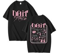 KASENFASHION Stray DO IT Gedruckt Beiläufige Tops T-Shirt Damen Herren,BangChan Lee Know Changbin Hyunjin Han Felix Seungmin I.N, SKZ Konzert Outfit