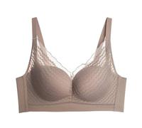 KASFDBMO Atmungsaktiver, gepolsterter, kabelloser Damen BH, bequem, dehnbares Nylongewebe, Push Up Stützunterwäsche für tägliche Aktivitäten, Komfort BHS für den täglichen Gebrauch