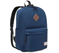 Kasgo Schulrucksack Teenager, Leicht Großer 17,3L Rucksack Damen Jungen Mädchen Kinder 8-12 Jahren Wasserabweisend 15,6 Zoll Hochschule Rucksack für Reise Lässiger Arbeit Tagesrucksack Blau