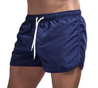 Kashyke Running Shorts Herren Kurz Gym Sportshorts Schnelltrocknend Swim Shorts Retro Badeshorts Boardshorts Surfshorts Neon Orange Gelb Grün Sommer Cool Sporthose Kurze Hosen für Männer
