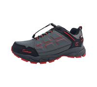 Kastinger Wanderschuh KOMPAR Low KTX Unisex Schnellverschluss Grau/Rot Größe 40