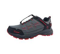Kastinger Unisex KOMPAR Low KTX Wanderschuh, Steel Grey/Fiery red, 41 EU