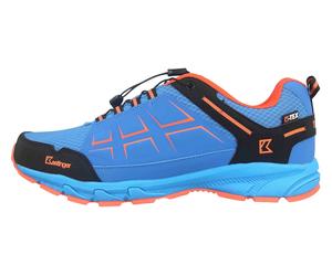 Kastinger Wander-Freizeitschuhe Kompar KTX (wasserdicht, Speedlace-System) blau/orange Herren, Größe Euro (US) 46 (12)