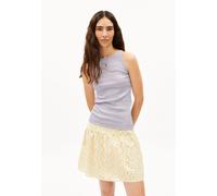 ARMEDANGELS KATAALIN FINE STRIPES - Frauen Fitted Top - lila L soft lilac
