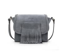 Kate Lee Damen Sac en Cuir Mini Fleya V Gris Clair Tasche, grau