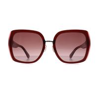 Kate Spade Kimber/G/S C9A 3X Sonnenbrille mit rotem Farbverlauf in Burgund Einheitsgröße