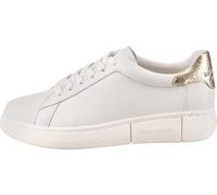 Kate Spade New York Plateau-Sneaker, für Damen, mit Schnürsenkeln, weiß-Gold (Optic White/Pale Gold), Größe EU 40