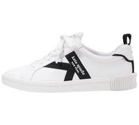 Kate Spade New York Signature-Sneaker, mit Schnürsenkeln, für Damen, weiß-schwarz (True White/Black), Größe EU 36