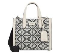 Kate Spade Flowers Handtasche, Tote Bag, Umhängetasche, Grau-Creme"
