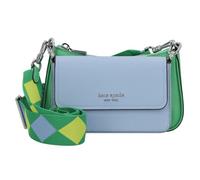 Kate Spade New York Double UP Umhängetasche blau/grün, Leder, Damen