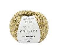 Katia Camboya 50g | Baumwollgarn zum Stricken und Häkeln | Strickgarn Baumwolle | Sommer Mouliné Wolle (75)
